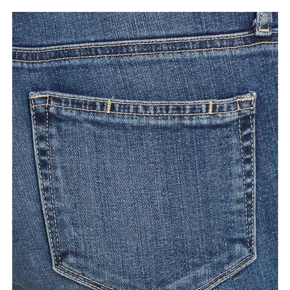 PAIGE Hoxton Straight Ankle Norfolk Jeans Frayed Hem Cropped Denim Size 30 - Picture 8 of 12
